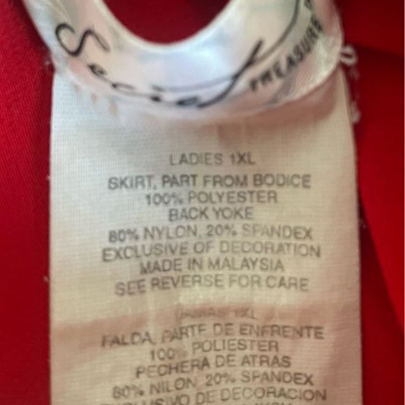 Secret Treasures Red Lace Chemise - Picture 7 of 7